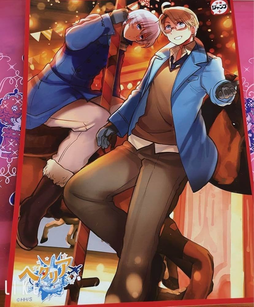 Amazon.co.jp: ヘタリア ジャンプ hetalia 限定ブロマイド アメリカ