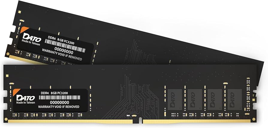 DATO 16GB (8GBx2) RAM, DDR4 3200MHz PC4-25600 CL22 1.2V 288-Pin