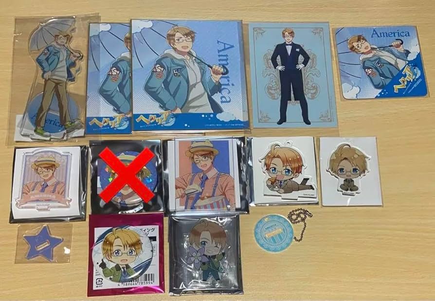 Amazon.co.jp: ヘタリア World☆Stars アメリカ グッズ 11点 売り : ホビー