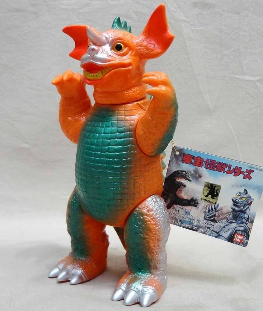 昭和レトロ 当時物 ブルマァク キーラ 珍色 スタンダードソフビ 怪獣