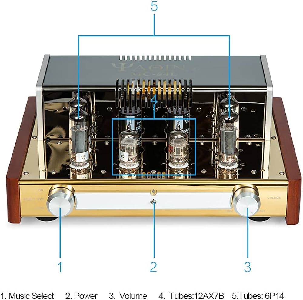 Amazon.co.jp: Yaqin MC-84L ステレオ真空管 プッシュプル統合アンプ