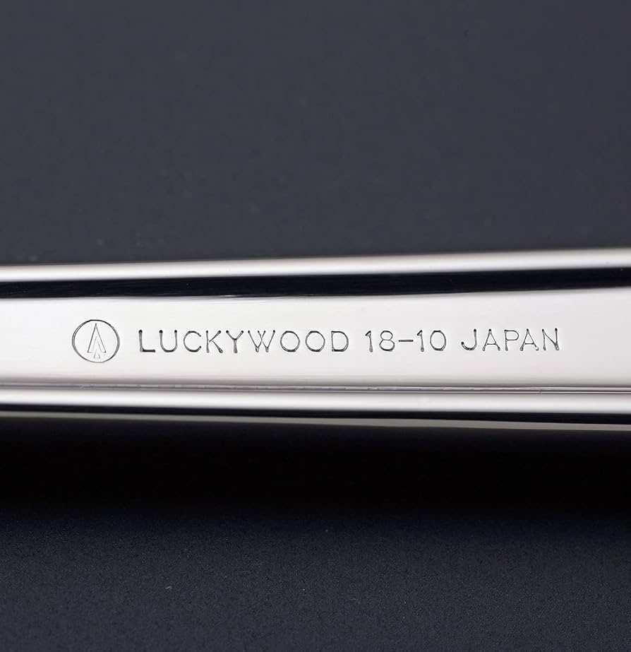 Amazon.co.jp: ラッキーウッド【カトラリーセット】【エメラルド金彩