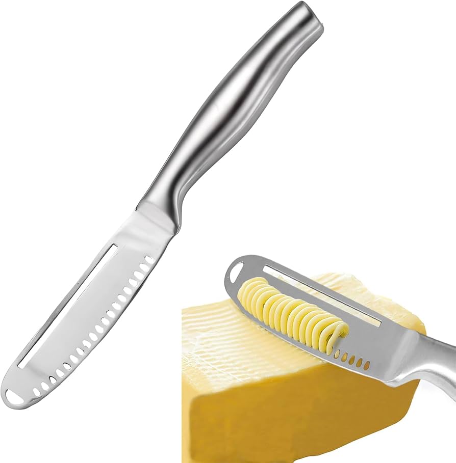 Amazon | Coollooda バターナイフ とろけるバターナイフ 穴あきバター