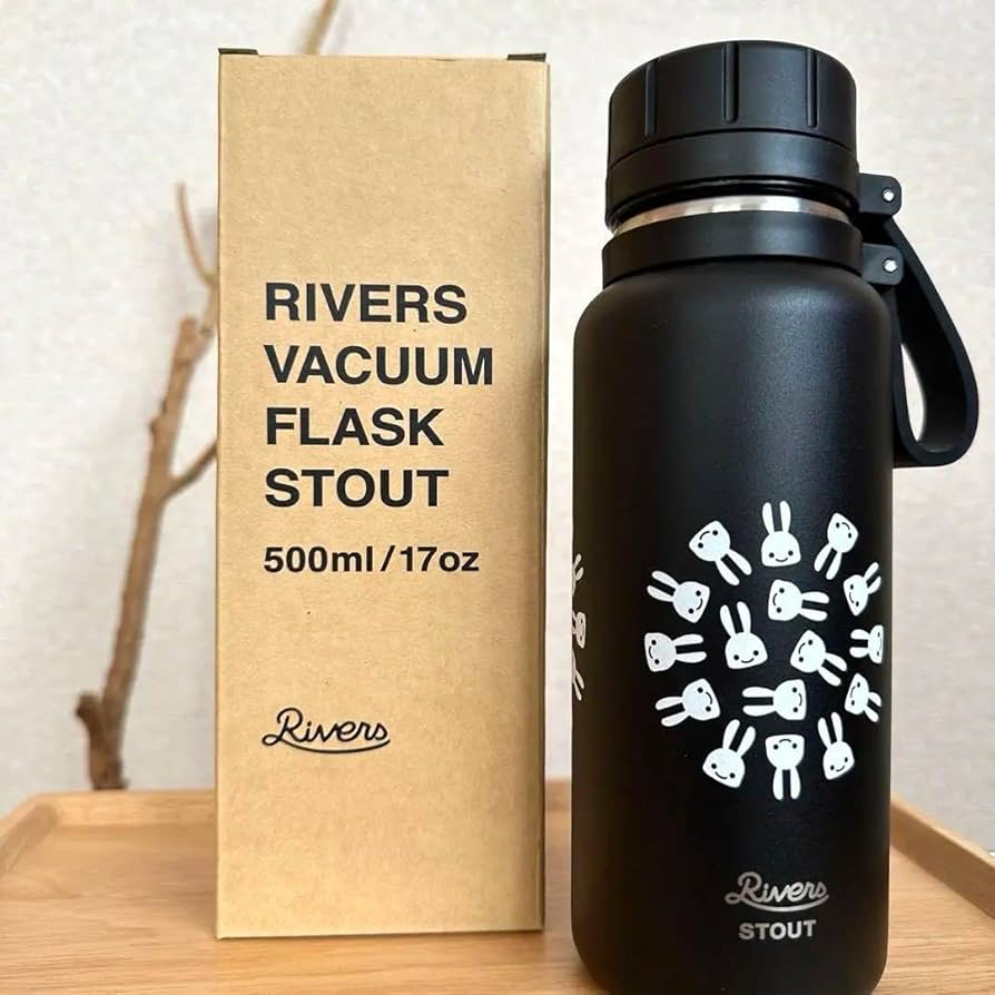 Amazon | キューン cune うさぎ 愛い 水筒 タンブラー 黒 小物 | ノー