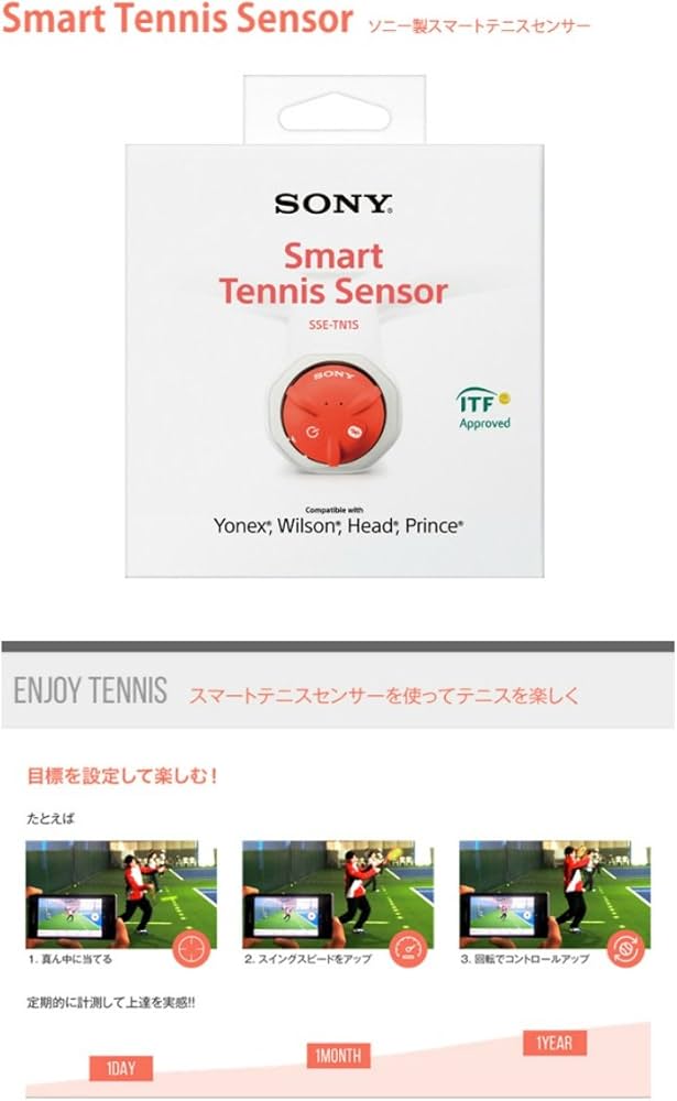 Amazon | SONY Smart Tennis Sensor(スマートテニスセンサー) for