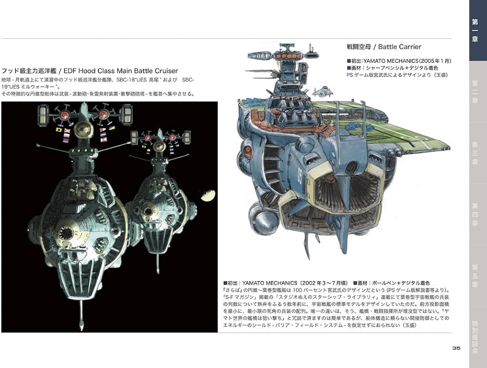 宇宙戦艦ヤマト 玉盛順一朗メカニカル画集 -YAMATO MECHANICS- | 玉盛