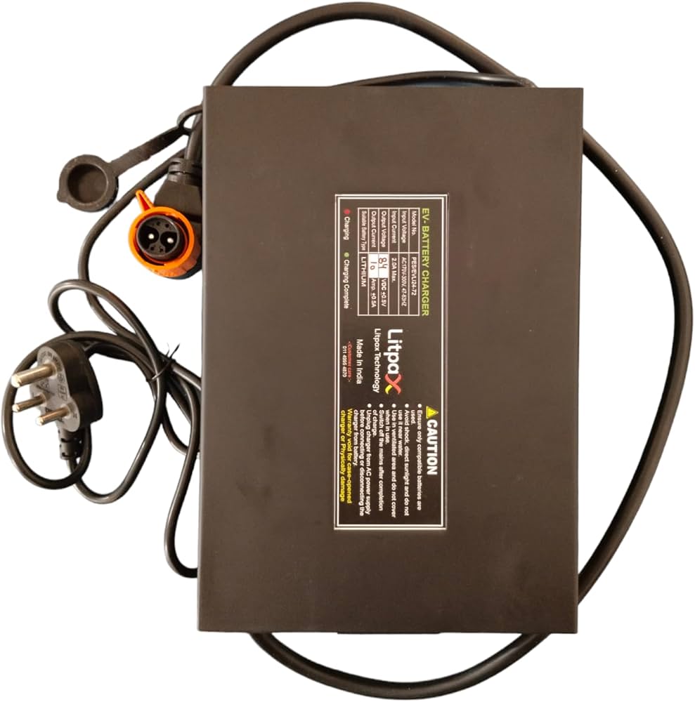 Litpax Chogori Type 84v-10amp e Vehicle Charger compitiable with