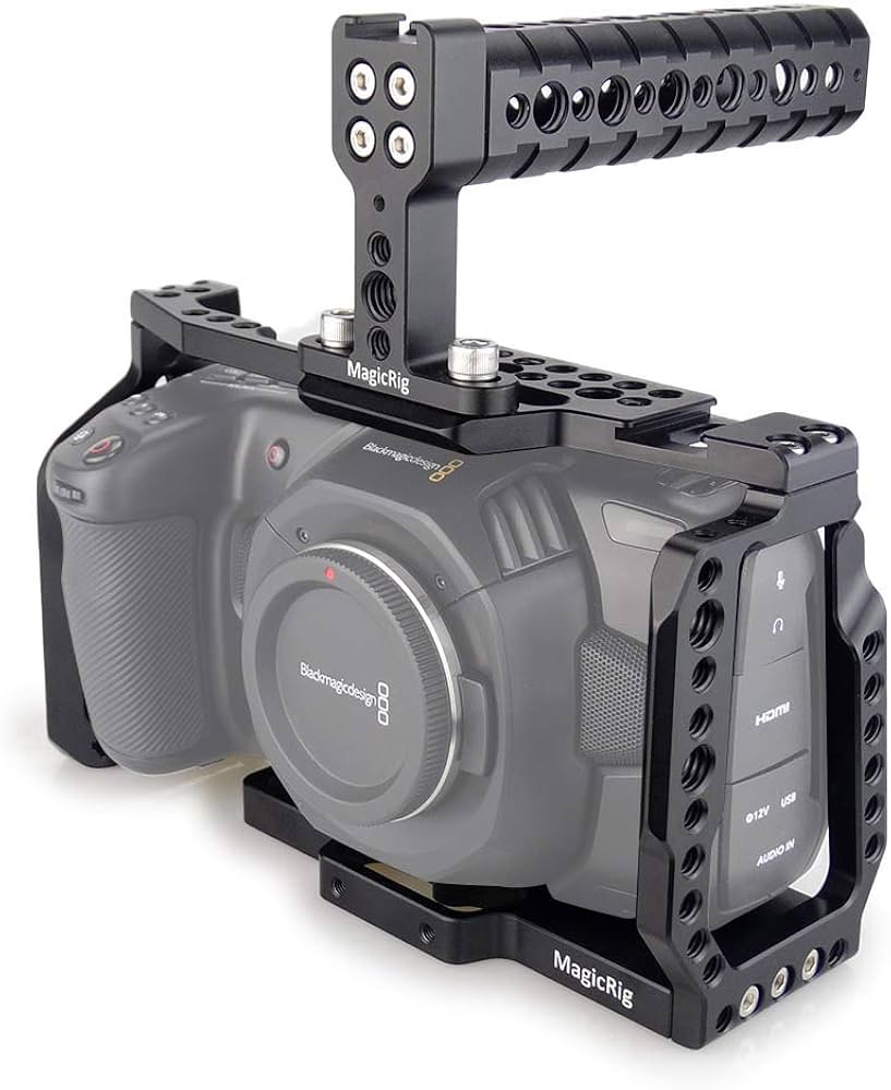 Amazon.co.jp: MAGICRIG BMPCC 4K / BMPCC 6K ケージ トップハンドル