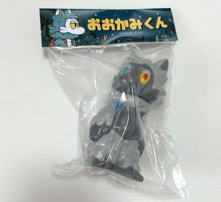 Amazon.co.jp: おおかみくん ソフビ ゲームカラー GAME COLOR GRAY