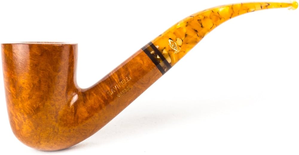Amazon.com: Savinelli Miele 611 KS - Italian Wood Briar Pipe Honey