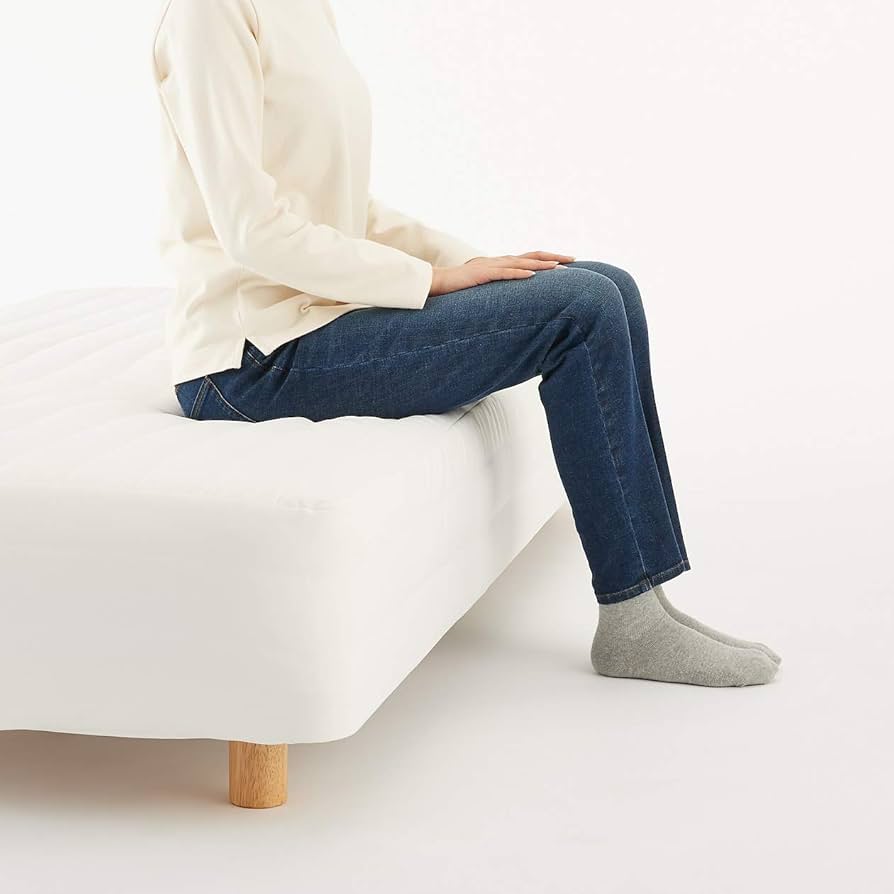 Amazon｜無印良品 脚付マットレス 高密度ポケットコイル セミダブル