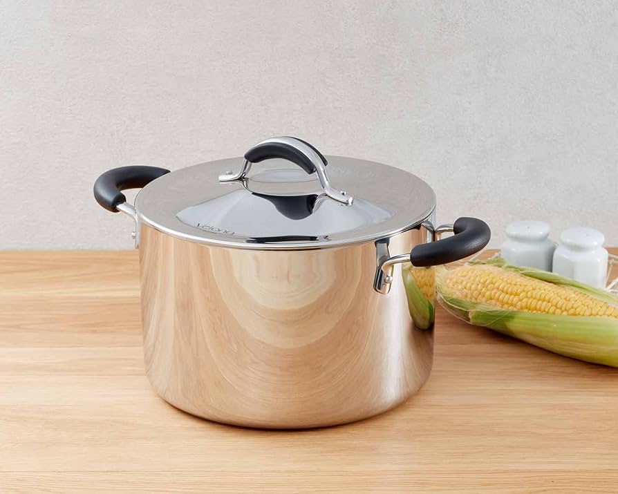 Amazon｜万年 Velona nuovo シチューパン 22cm 全面5層構造 IH対応 NV