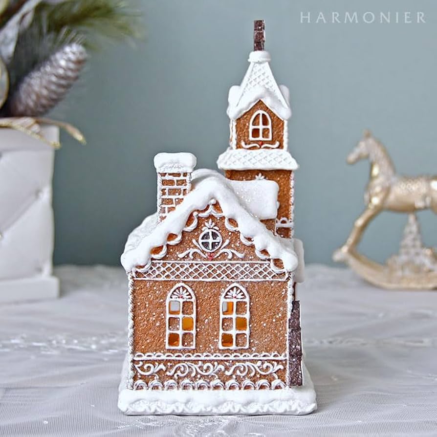 Amazon.co.jp: ジンジャーブレッドライトハウス/チャーチ クリスマス