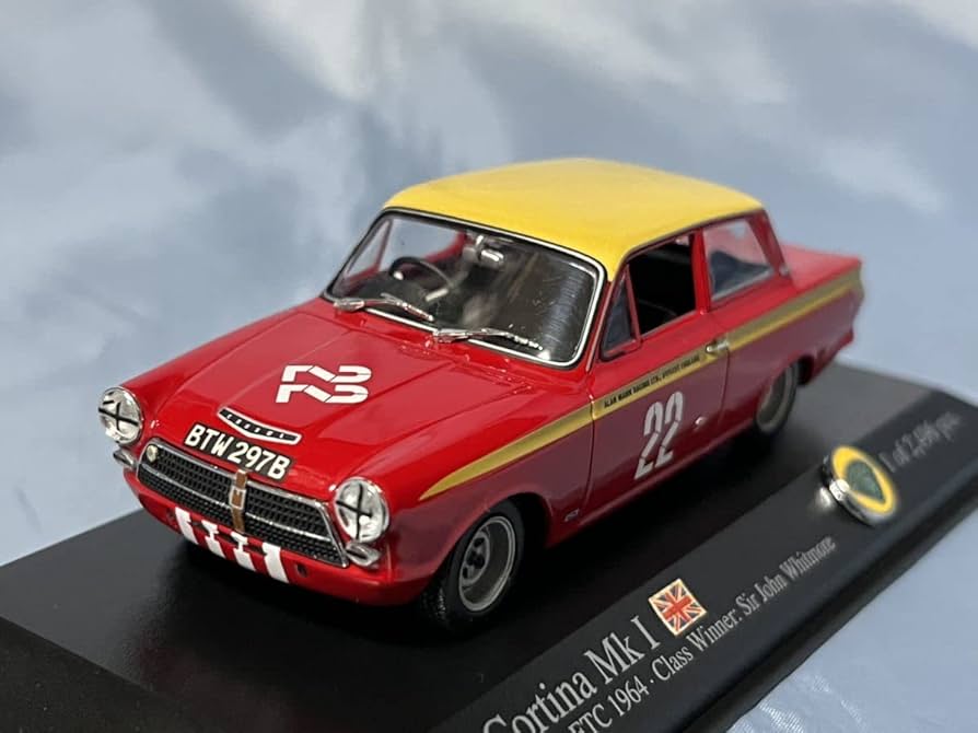 Amazon | ミニチャンプス製ロータス コルティナMK1 ETC 1964年 1/43