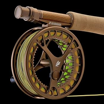 Amazon | (0/2 Weight, Stealth) - Sage Click Series Fly Reel | Sage