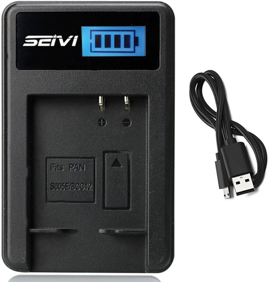 Amazon.com: Battery Charger for Panasonic Lumix DMC-FX3, DMC-FX8