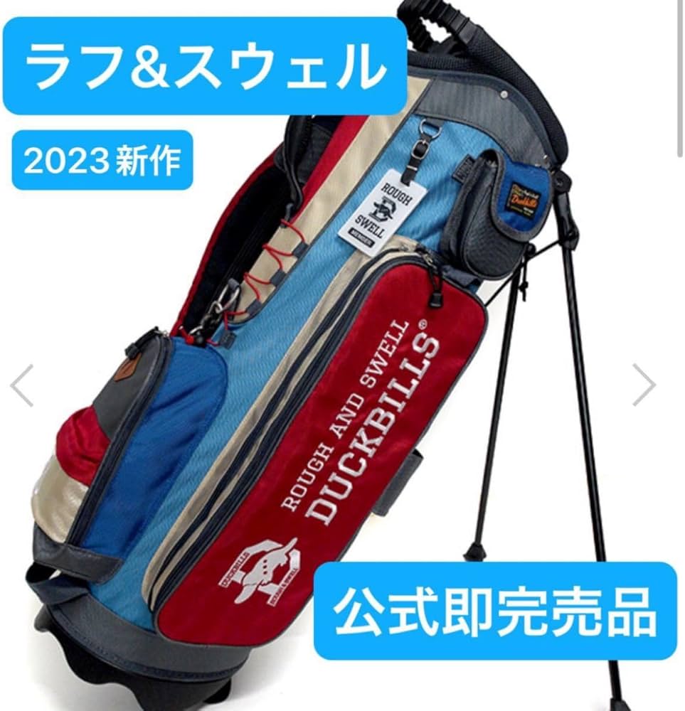 Rough & Swell キャディバッグ ネイビー ゴルフ ラフアンドスウェル