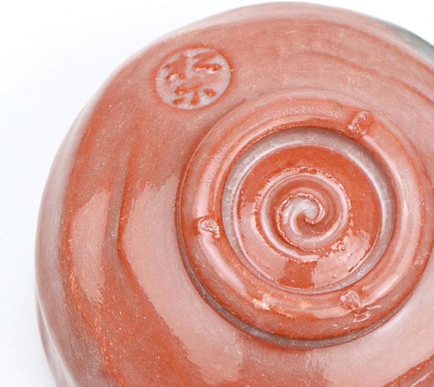 Amazon｜茶道具 楽焼 抹茶碗 赤楽茶碗 上品 佐々木松楽作｜抹茶碗