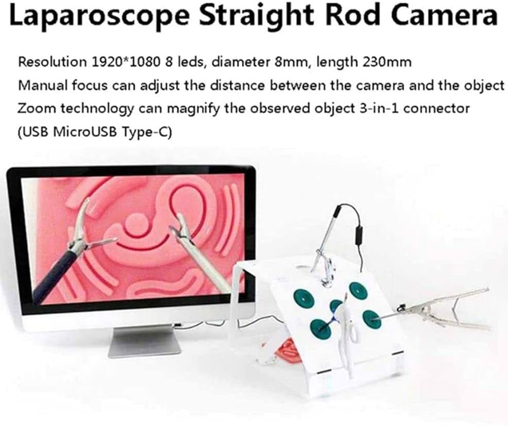 Amazon.co.jp: 腹腔鏡手術訓練 縫合練習キット腹腔鏡トレーナー