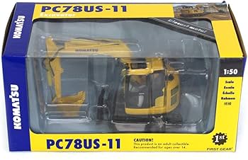Amazon.com: First Gear Komatsu: Komatsu PC78US-11 Excavator : Toys