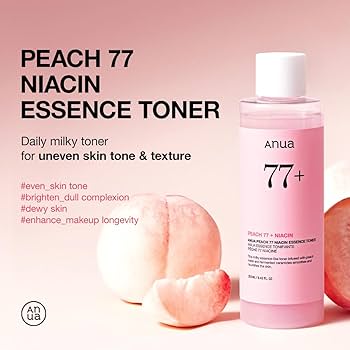 Amazon.com: Anua Peach 77 Niacin Essence Toner 250ml / Brightening