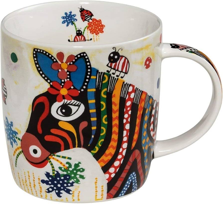Maxwell & Williams Smile Style Colourful Animal Mug in Gift Box