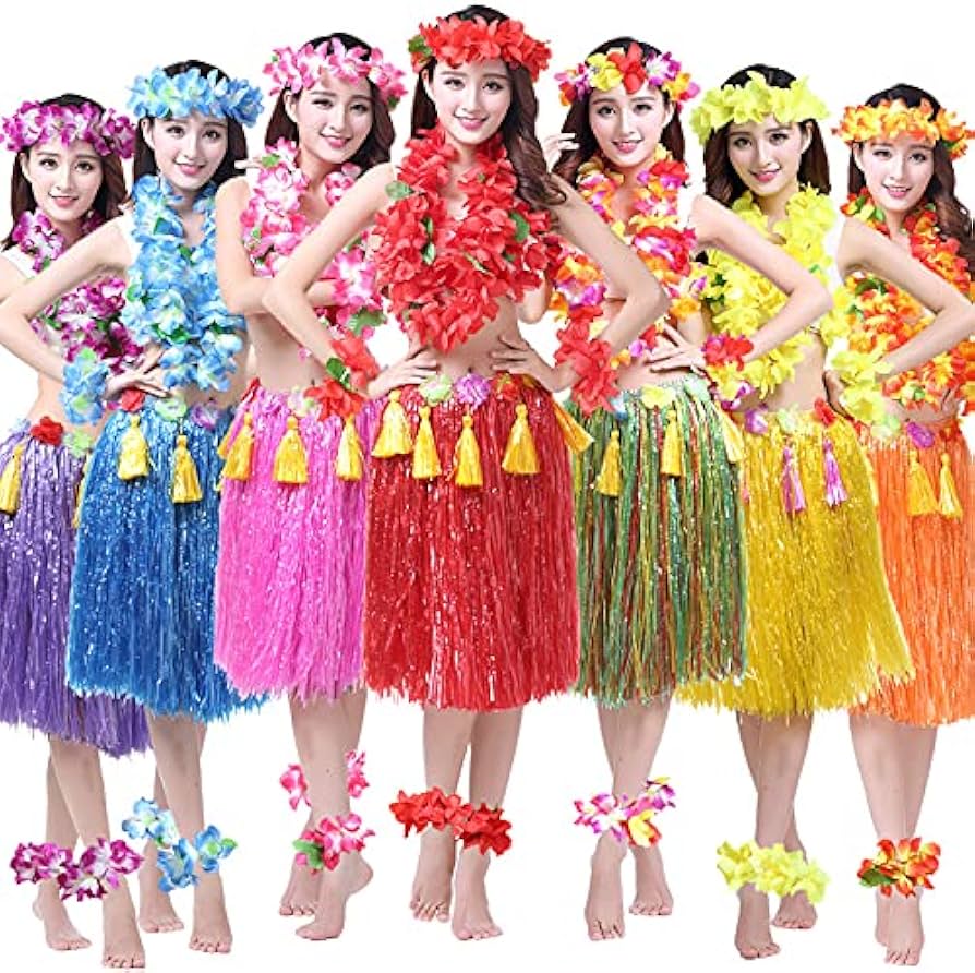 Amazon.co.jp: セクシー コスプレ フラダンス 衣装 8点セット フラ