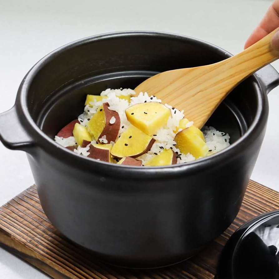 Amazon | 有田焼 究極のごはん鍋HACHI 3合 直火 電子レンジ 日本製