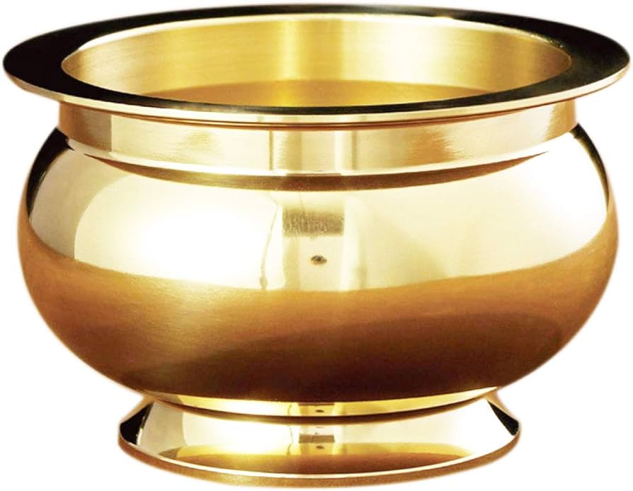 Amazon｜ABINECS 仏壇 香炉 線香立て (直径10cm 高さ6.2cm) 香炉立て