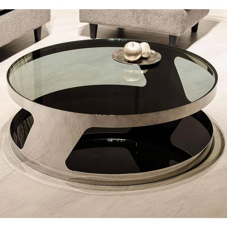 黒センターテーブル【モールス90丸センターテーブル-ブラック】 【公式