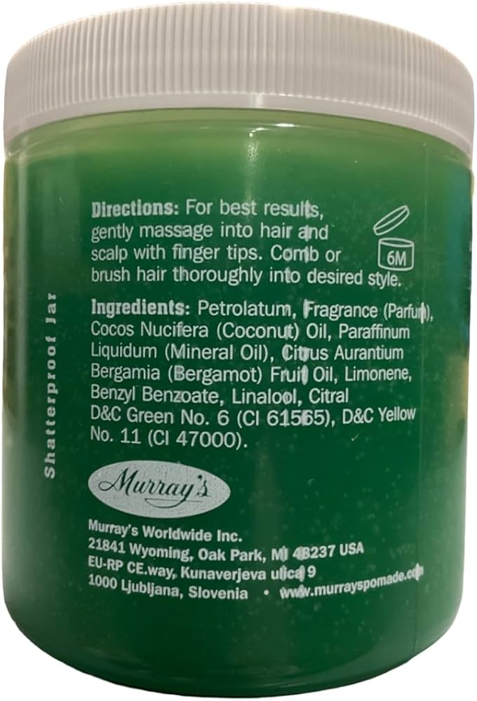 Amazon.com : Murray's Cocosoft Bergamot Hairdress [Green] (Pack of