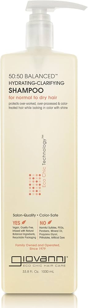 Amazon.com: GIOVANNI 50:50 Balanced Hydrating Clarifying Shampoo