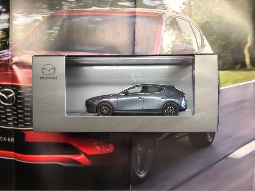 Amazon.co.jp: MAZDA 3 純正ミニカー 143 ポリメタルグレー : おもちゃ