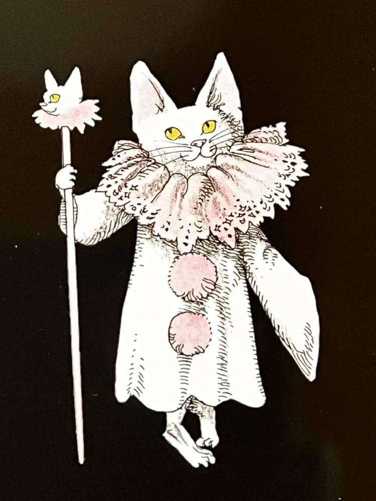 Amazon.co.jp: 宇野亜喜良のPostcard≪「白猫亭 追憶の多い料理店」猫