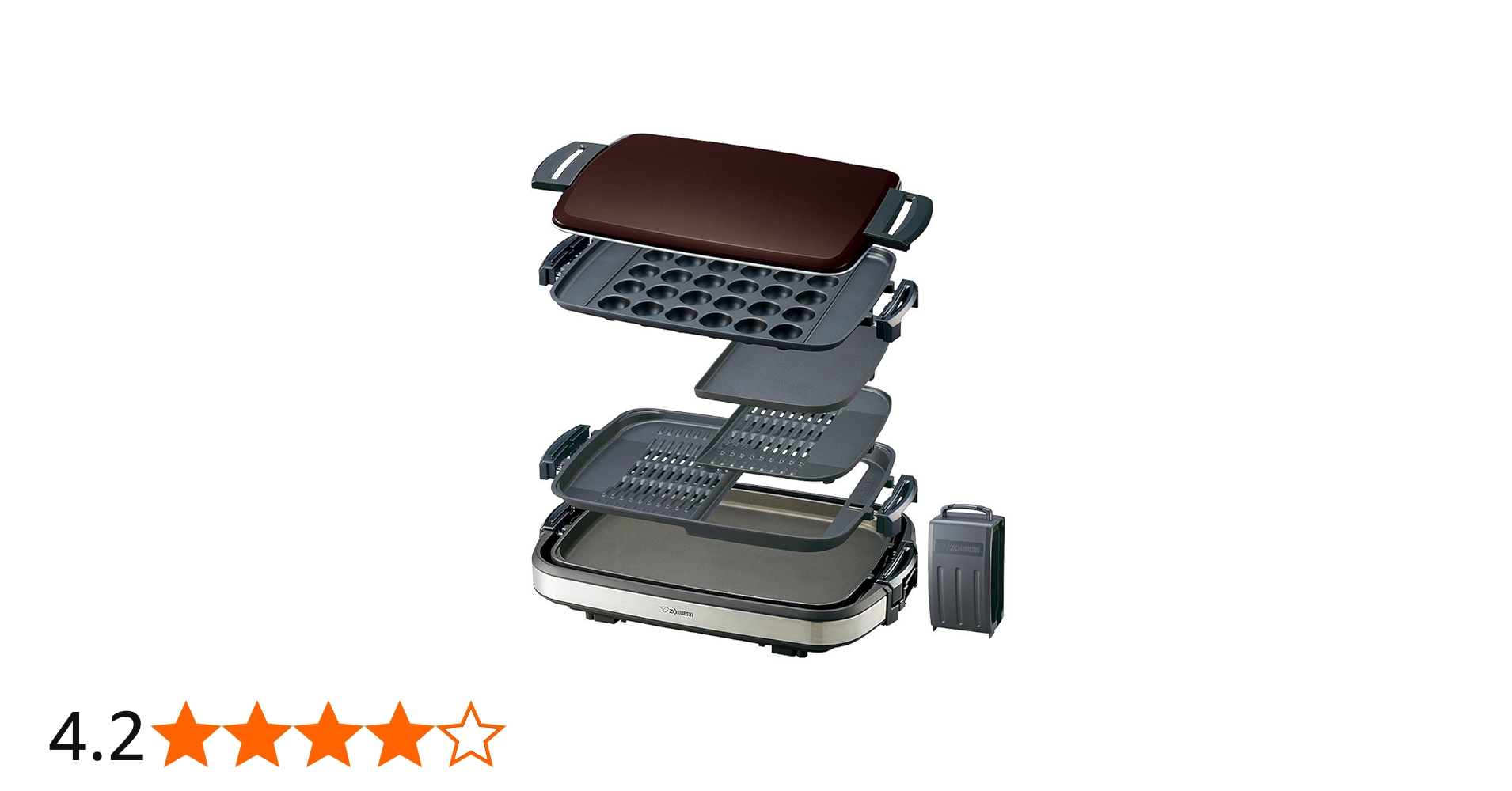 Amazon | 象印マホービン ホットプレート ダークブラウン EA-GV35AM-TD