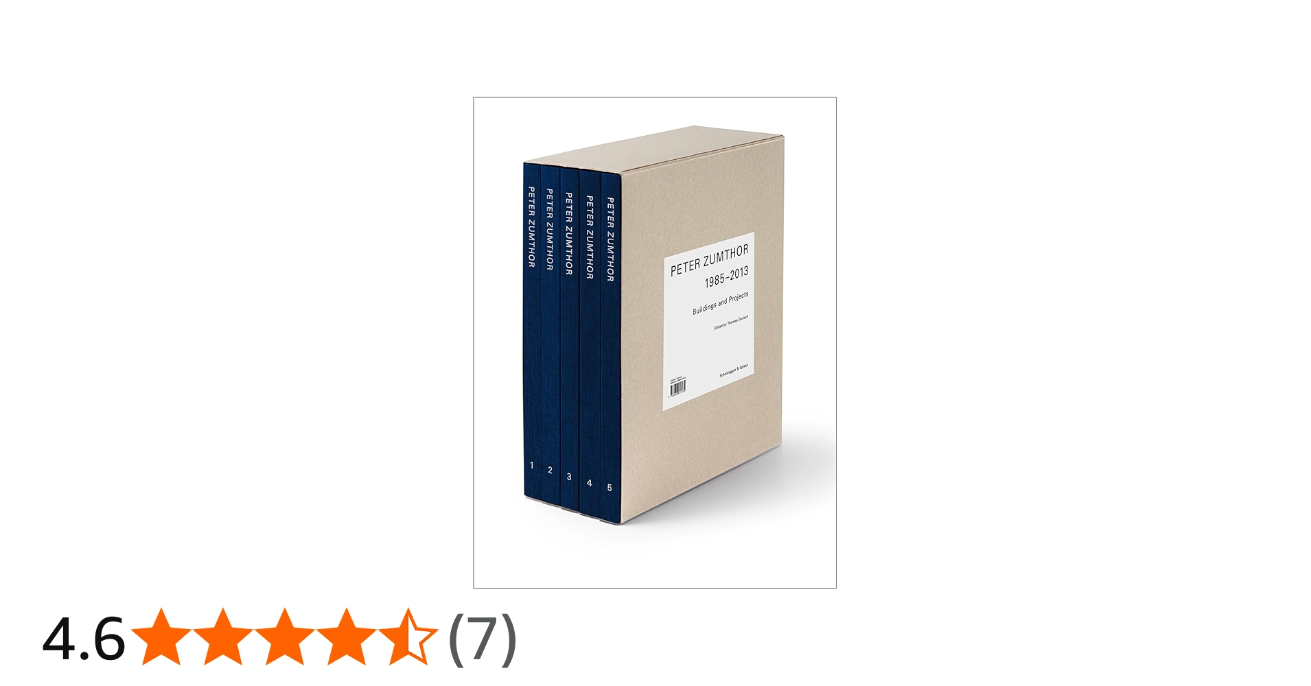 Amazon | Peter Zumthor 1985–2013: Buildings and Projects | Durisch