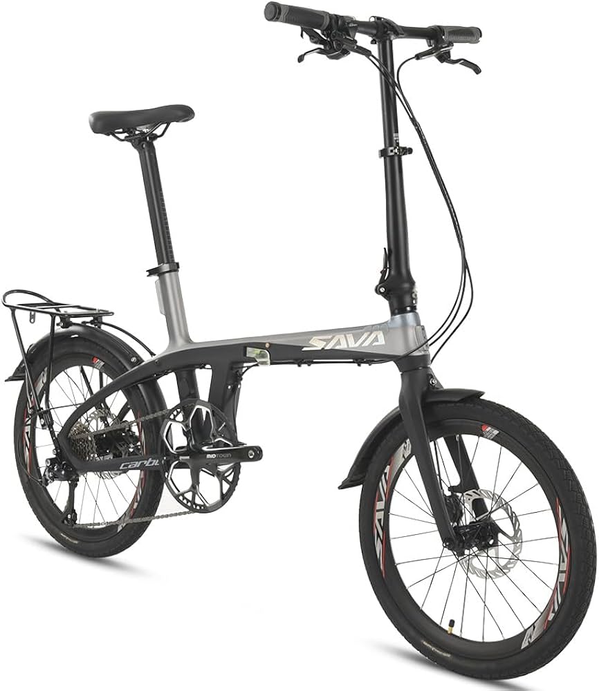 Amazon | SAVADECK Z1 カーボン 折りたたみ自転車 9段変速 20インチ