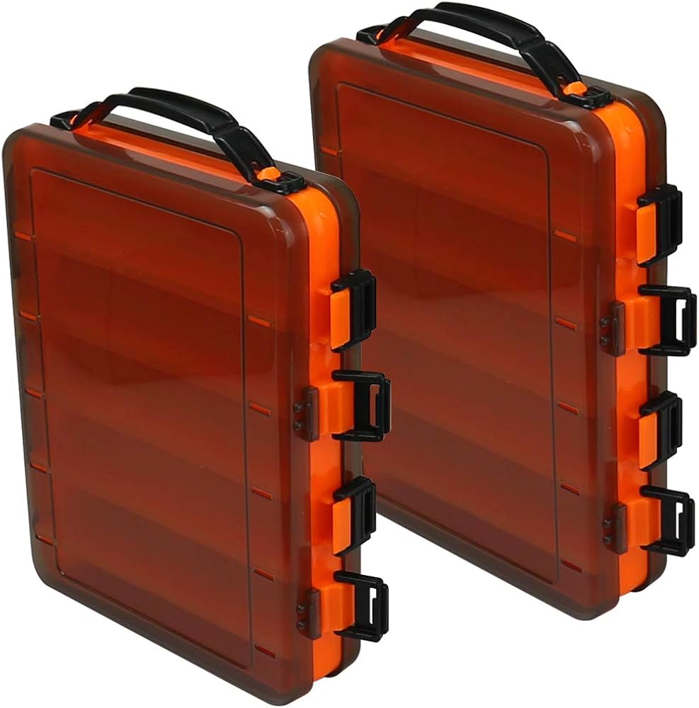 Amazon.co.jp: AINetJP リバーシブルタックルボックス 釣り具収納