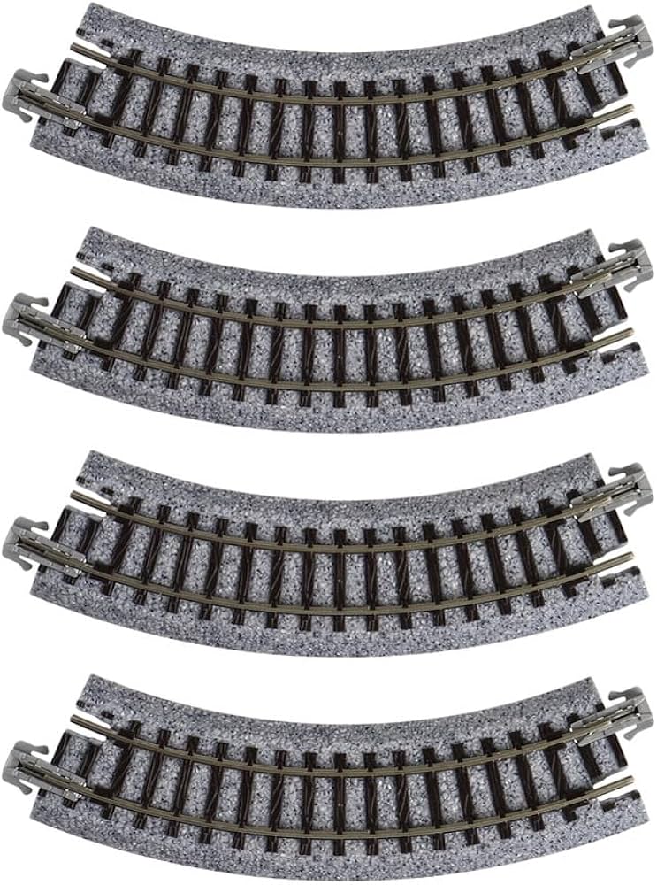 Amazon | KATO Nゲージ ユニトラックコンパクト曲線線路R117-45° 4本入