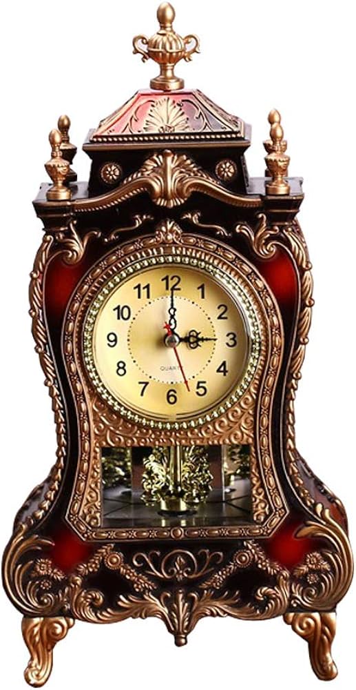 Amazon.co.jp: 置き時計 ヨーロピアン アンティーク風 美しい デザイン