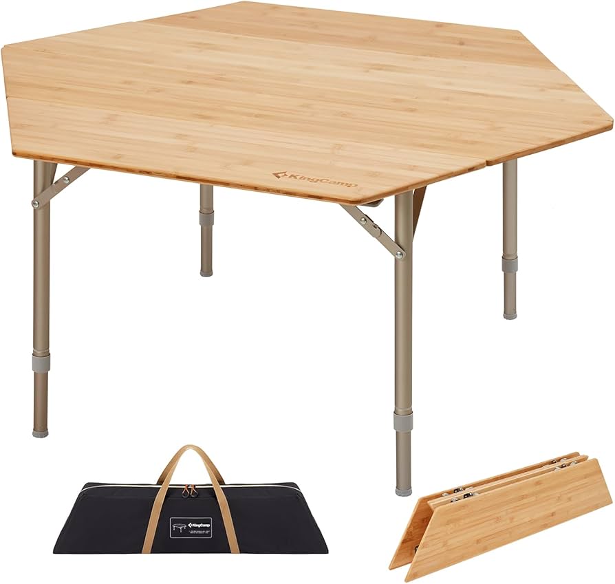 Amazon.co.jp: KingCamp 折りたたみテーブル キャンプ テーブル