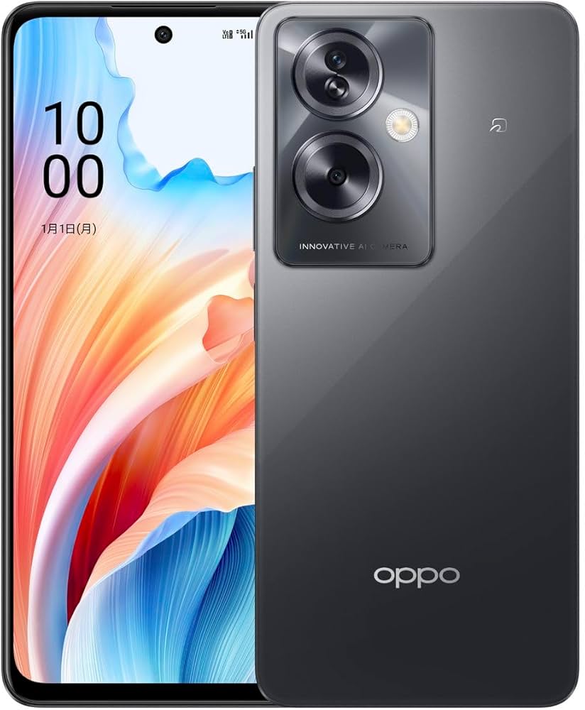 Amazon | OPPO A79 5G 6.7型 4GB/128GB ミステリーブラック SIMフリー