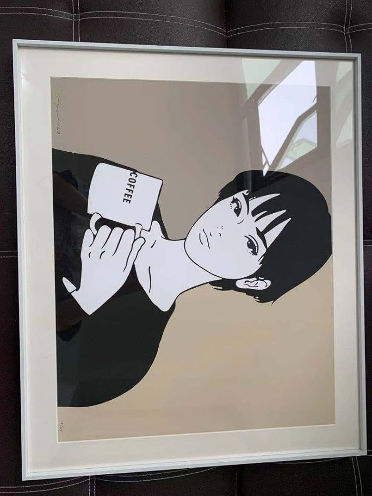 Amazon.co.jp: KYNE (キネ) 「Untitled」NO COFFEE シルクスクリーン