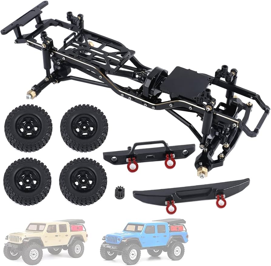 Amazon | ZXYRC 1/24 RC クローラーフレームシャーシ アルミ合金