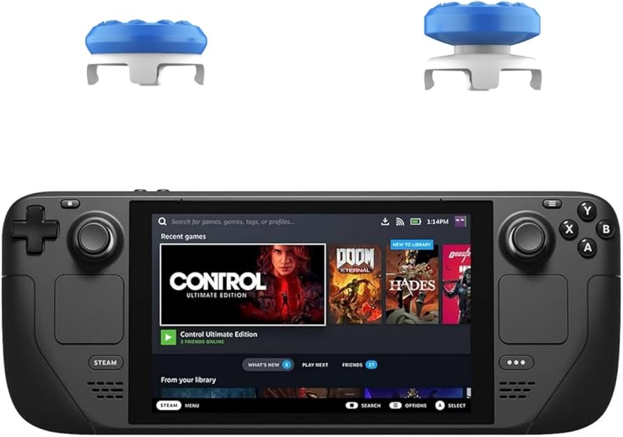 Amazon.com: Hzxkqmil Joystick Caps for Steam Deck Console, Thumb