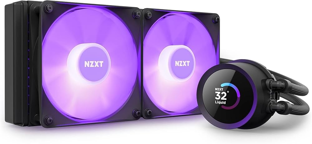 Amazon | NZXT KRAKEN RGB 240 Black 簡易水冷CPUクーラー RL-KR240-B1