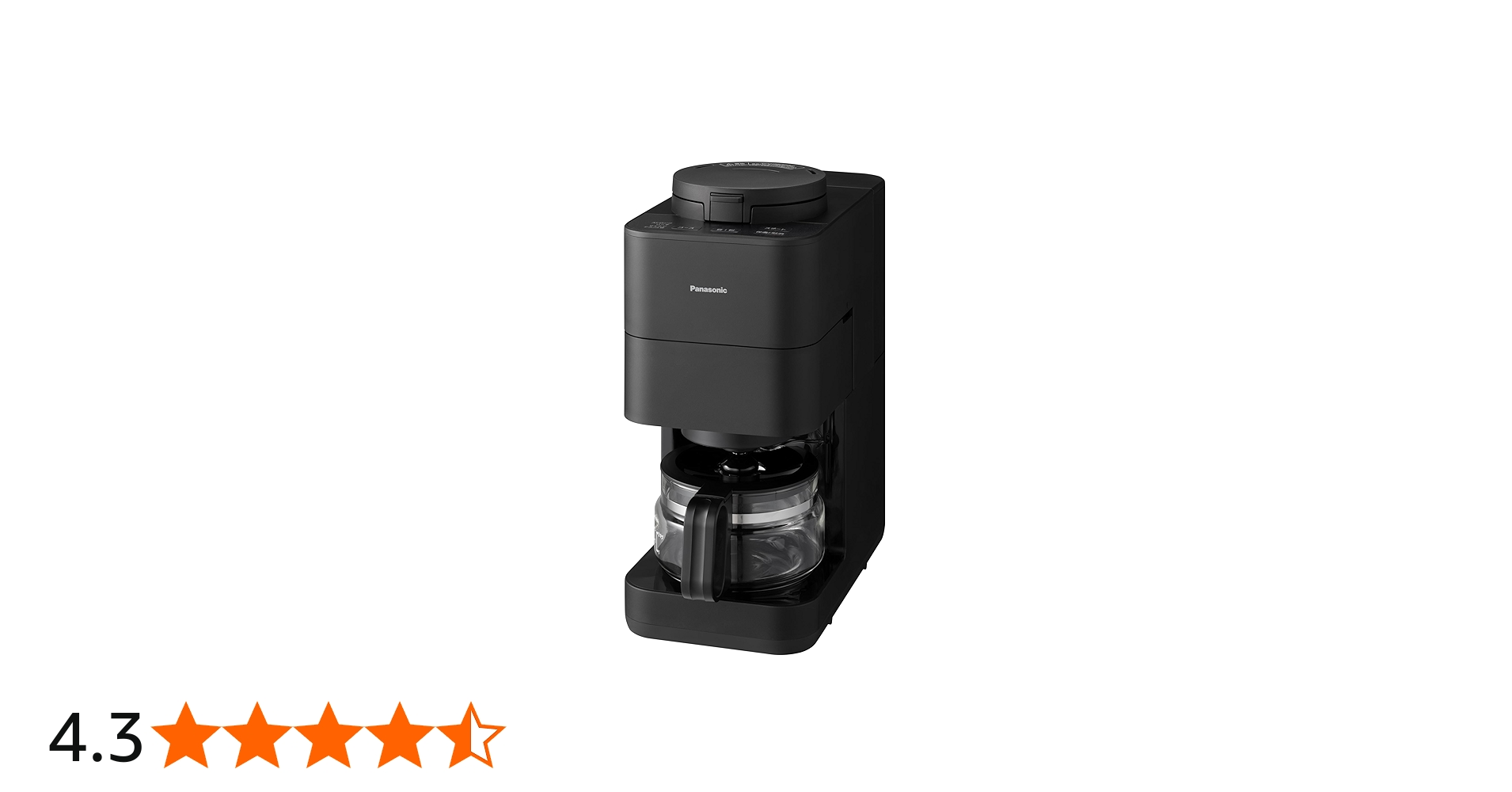 Amazon | パナソニック コーヒーメーカー 全自動 ミル付き 沸騰浄水