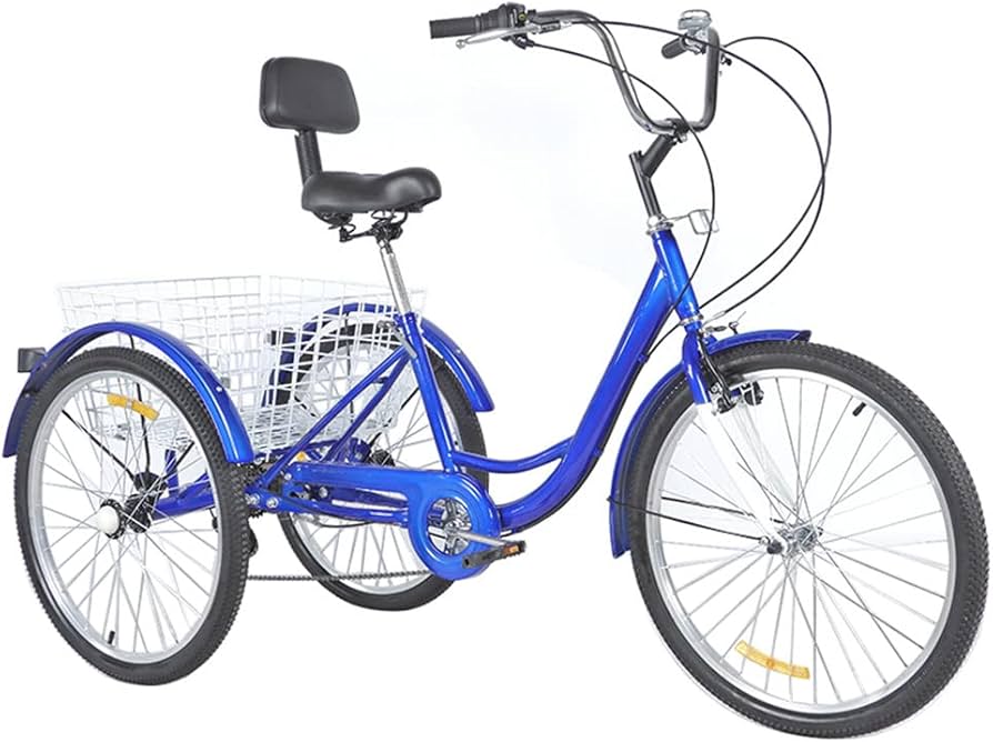 Amazon.co.jp: 大人用三輪車 24インチ 7スピード 3輪自転車 大人用
