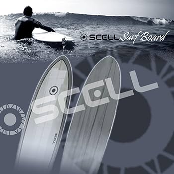 Amazon | SCELL セル ファンボード 6'8 レールにピンライン有り