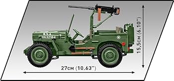 Amazon.co.jp: COBI ヒストリカルコレクション 第二次世界大戦 ジープ